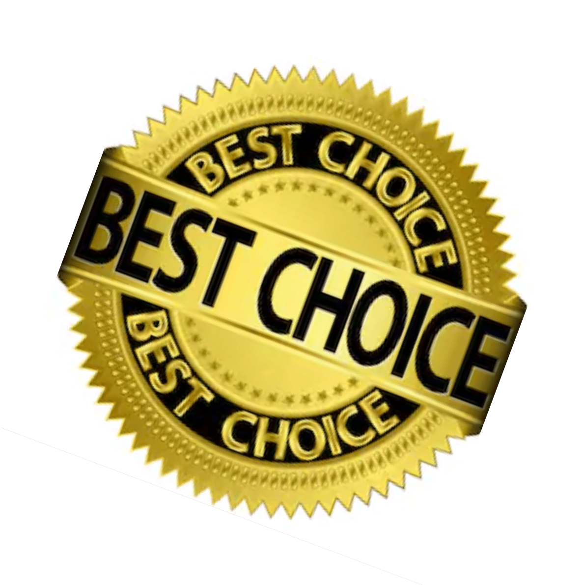 Award badge for the Best Choice rated website for service dog and emotional support animal documentation.